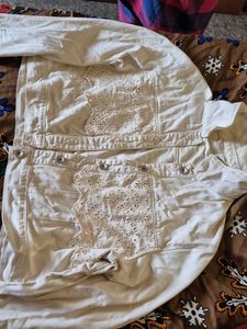 ONLY Beige Denim Jacket