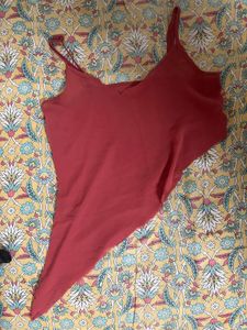 Asymmetrical Mesh Cover-Up (upcycled/ diy