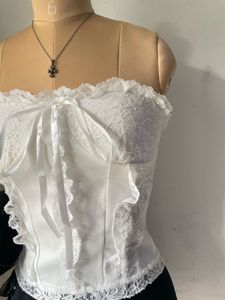 White Lace tube Top