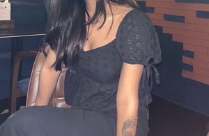 Chic Black Off-Shoulder Eyelet Top