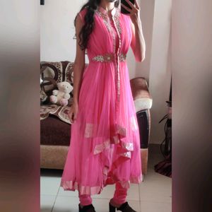 Indo western Anarkali suit