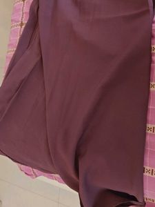 Elegant Plum Colored Ethnic Skirt