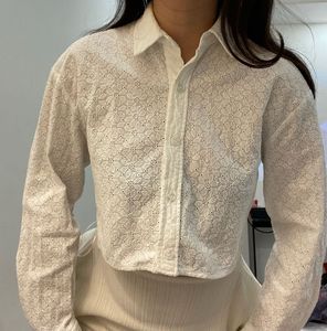Zara Open Back Long Sleeve Shirt