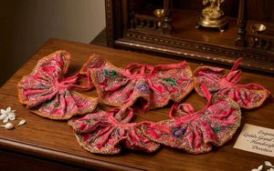 Set of 5 Embroidered Waistbands