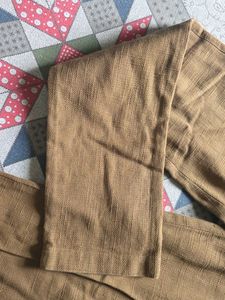 Vintage tailored Men's Brown Textured Pants