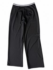 Black Wide Leg Lounge Pants