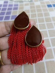 stylish Red Earrings