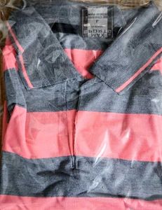 Men's Striped Polo T-Shirt