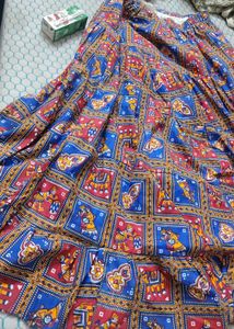 Bohemian Print Maxi Skirt