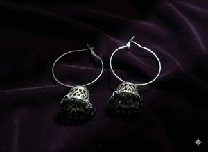 (combo) Hoop Jhumka Earrings