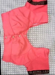 Set Pink Saree &amp; blouse🥻