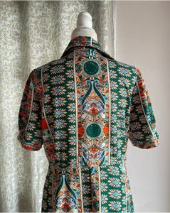 Boho Print Midi Dress