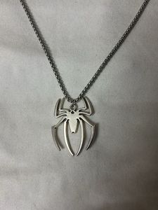 Anti-Tarnish Spider Pendant Necklace