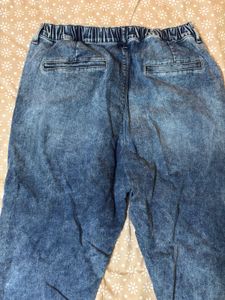 lightly washed here &amp; now denim jeans