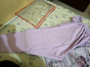 Lavender Tissue Anarkali Suit