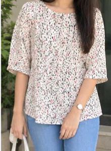 Stylish Printed Top Size S