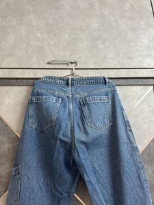 Vintage Wash Cargo Jeans