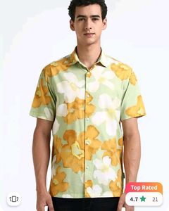 primium look Flying machine 100% cotton Floral Shi