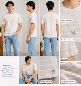 Striped Casual T-shirt