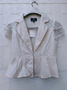 New with tag Korean Chic Peplum Blazer Top