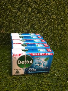 💥 Dettol Intense Cool Bathing Soap 125g×5