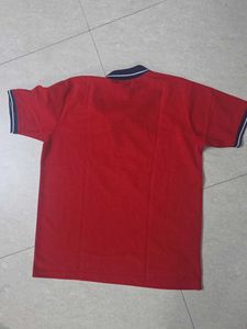 Red &amp; Navy Polo T-Shirt and Track Pants KV school