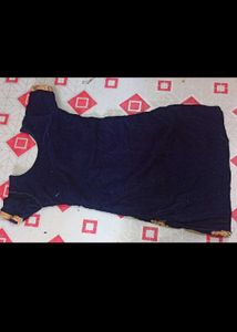 Navy Blue Kurta  Sharara Pant dupatta
