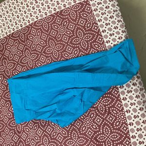 Purple Kurta Set with Blue Pants