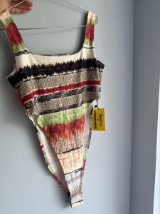Abstract Print One-Piece bodysuit