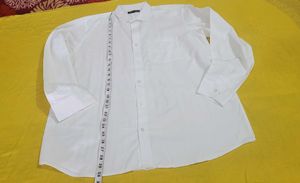 Classic White Button-Down Shirt