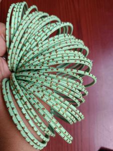 Sea Green Colour Metal Bangles