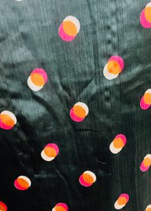 Elegant Black Polka Dot tunic
