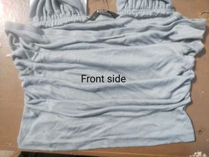 Gray Tube Top