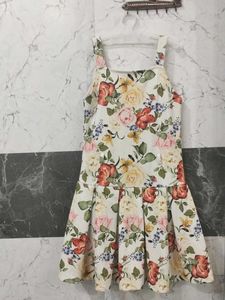 Floral Print Fit &amp; Flare Dress