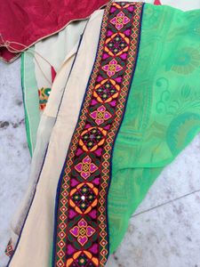 Embroidered Saree with Blouse