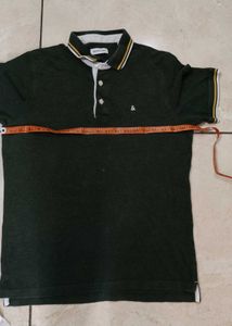 Men's Dark Green Polo T-Shirt