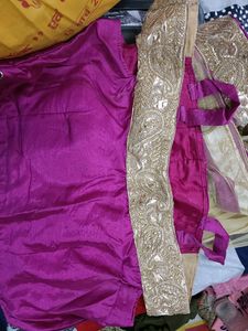 Off Shoulder Stylish Wedding Lehenga In Xl Size
