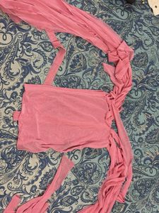 Pink Flowy Top