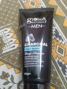 Globus Naturals Men's Charcoal Face Wash