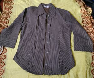 Cotton Ladies Formal M size Shirt