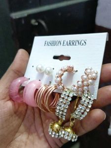 Set of 5 Fashion Earrings