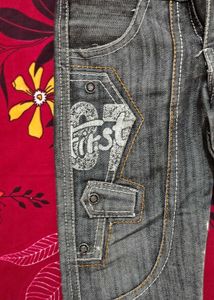 Stylish Grey Cargo Jeans