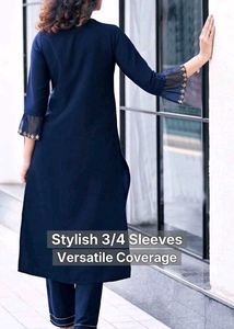 SKYLEE'S ROYAL BLUE KURTA SET