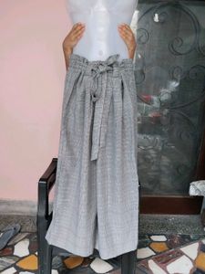 High Waisted Wide Leg Trousers