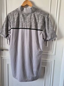 Louis Philippe Men's Short Sleeve Collared Shirt