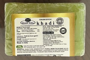 Khadi India Neem Tulsi Handmade Soap Pack of 3