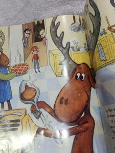 The Useful Moose by Fiona Robinson hard cover book