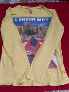Yellow London Way Graphic T-Shirt
