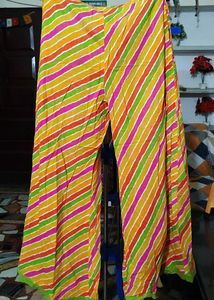 Elegant multicolor striped palazzo