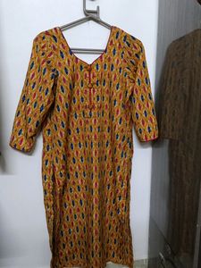 Kurta With Churidar Pajami For Women's